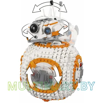 Конструктор Lepin 05128 BB-8 (1238 деталей) картинка 5